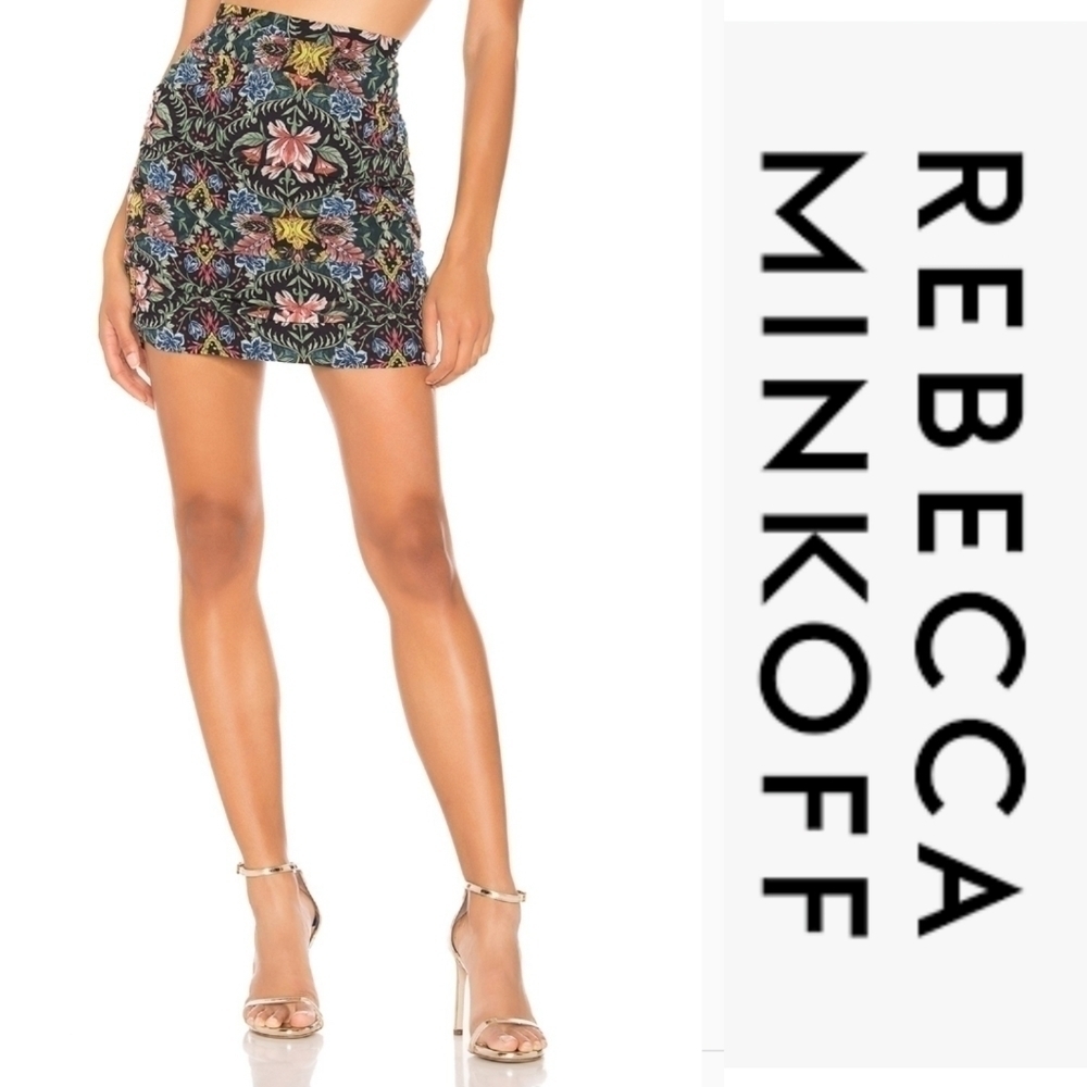 rebecca MINKOFF floral print mini skirt adalynn